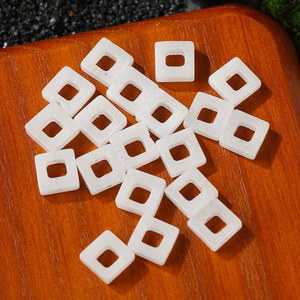 Perline Quadrate in Pietra Naturale JingShiYuan 10mm Multicolore Cave dalla Cina per Creazione di Gioielli Fai-da-Te, Collane e Bracciali - Product Image 6