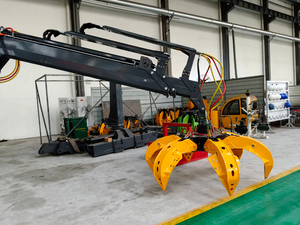 Grue à grappin rotative <span class=keywords><strong>pour</strong></span> grumes montée sur remorque, grue à grappin <span class=keywords><strong>pour</strong></span> bois de 1T, fonctionnement flexible, grue à grappin <span class=keywords><strong>pour</strong></span> bois <span class=keywords><strong>pour</strong></span> terres agricoles - Product Image 5