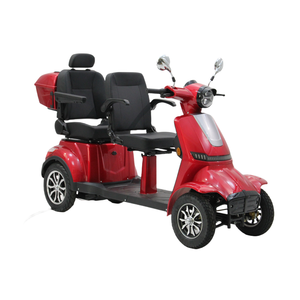 Patinete Eléctrico Biplaza para discapacitados Moto antideslizante de cuatro ruedas de 1000W con caja trasera - Product Image 1