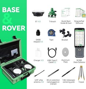 E1 Lite GNSS avec 60. Système de mesure d'inclinaison IMU 870g léger pour un travail sur le terrain efficace - Product Image 1