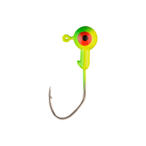 Hameçons de pêche à la ligne en stock, vente chaude, tête de jig en forme de boule, jighead peint, hameçon en forme de faucille, jig pour leurres nageurs - Product Image 3