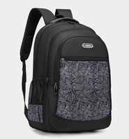 Sac à dos pour ordinateur portable 15,6 pouces, sac de voyage avec poche pour trolley, tissu Oxford léger, sac d'école et d'affaires pour hommes et femmes