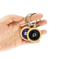 Étiquettes d'identification de chien personnalisées en bois/métal en acier inoxydable Nfc 216 étiquette vierge pour chien étiquette Anti-perte de nom pour animaux de compagnie