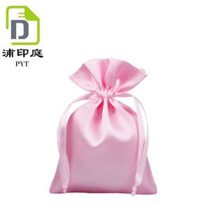 Sacs à cordon en satin violet pour perruques, vente directe d'usine - Product Image 2