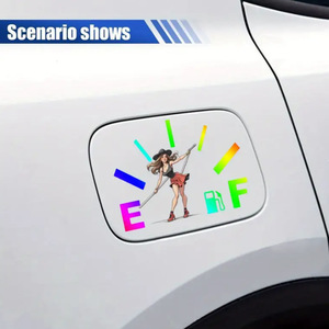 Adesivo de Carro Engraçado de Alto Consumo de Combustível, Decalque Refletivo Personalizado para Tanque de Combustível, Adesivos de Vinil para Carro - Product Image 5