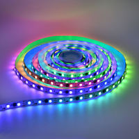 Bande lumineuse LED 12V RGBIC 60LEDs Adressable Rainbow Dream Color