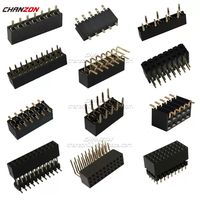 Conector de cabecera de PIN hembra 2pin 3pin 4pin 5pin 6pin 8pin 9pin 15pin 20pin 40pin 0,8mm 1mm 2mm 2,54mm 5,08mm para Raspberry Pi