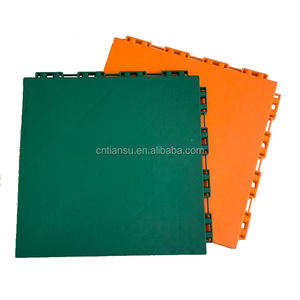 Losetas para Cancha de Baloncesto de Exterior de 20x25 Pies, Media Cancha, con Patrón <span class=keywords><strong>Jordan</strong></span>, para Patio Trasero - Product Image 2