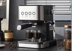 New European American 20Bar Multifunctional Smart Espresso <b>Machine</b> <b>Touch</b> <b>Screen</b> OEM Italian <b>Coffee</b> for Home Espresso <b>Machine</b> - Product Image 2