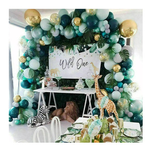 Dinosaur Balloon Set Jungle Animal Theme Party Supplies Birthday Decoration Dinosaur Party Balloon Balloon Arch Chain Kit Garland Decorations Set