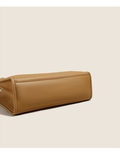 Sac fourre-tout en cuir véritable avec fermeture éclair, imperméable, pour usage quotidien, sac à main pour femme, style tendance, toutes saisons - Product Image 5
