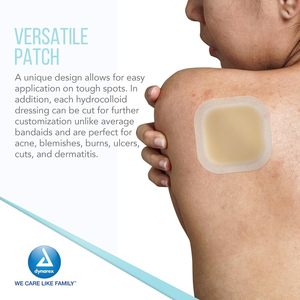 Pansements pour escarres, pansements en mousse hydrocolloïde, pansements de soulagement de la pression pour patients âgés, absorption des exsudats cutanés - Product Image 3