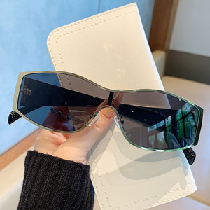 Metal Retro Connected <b>Sunglasses</b> UV400 PC Lens Unisex Outings Cycling Driving Stage Parties - Product Image 1