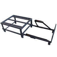 Système de mécanisme de canapé-lit noir : gain de place et optimisation du rangement, support de lit relevable portable, charnière de levage coulissante