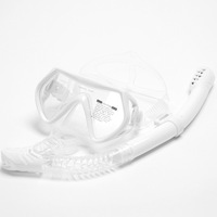 Équipement de plongée Kits de plongée Top Dry Snorkel Set Anti-buée Lunettes de plongée sous-marine et tube respiratoire