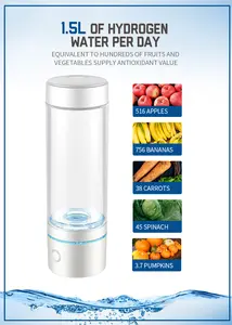 Smart Bottle Portable Hydrogen Water Bottle 2023 Ionized Bottle Hydrogen Rich Water Cup