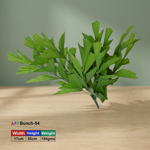 Fábrica de Flores Artificiales, Ramo de Hojas Verdes de Plástico, Follaje Decorativo, Arbusto de Hojas Perennes de Alta Simulación para Arreglos Florales - Product Image 3