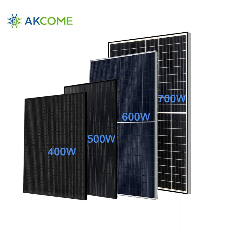 400W 500W 600W 700W Monocrystalline Photovoltaic Solar Panel Bifacial Europe Warehouse Special Price