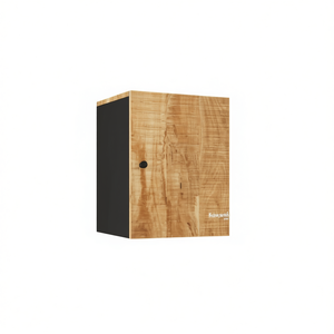 Mueble de Baño de Madera para Pared, 50x30 cm, Elegante, Ahorra Espacio, Estantes de Esquina - Product Image 1