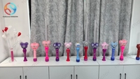 YT Draagbare Lichtgevende 10-Gats Kroon Neon Bubbelzwaard PS/ABS Kinderspeelgoed - Romantisch Thema Buiten Bruiloft Feest Accessoires Ouder-Kind