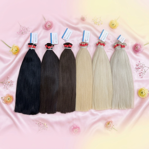 Extensiones de Cabello Vietnamita Virgen en Oferta, Cabello a Granel de Color, Sedoso y Suave, Colores Personalizados, Listo para Enviar al por Mayor - Product Image 1