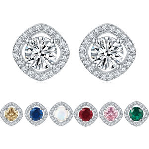 Güneş yıldız moda takı takım Prong ayarı yuvarlak parlak kesim kübik zirkon taş <span class=keywords><strong>925</strong></span> ayar gümüş takı setleri - Product Image 4