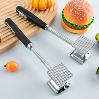 Marteau à viande double face pour attendrir les steaks, coupe-tendon de bœuf avec poignée, pour usage domestique, emballé