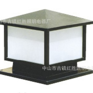 Lámparas de Poste para Exteriores de Aleación de Aluminio con LED E27, Semi Empotradas, Garantía de 5 Años - Product Image 1