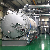 Usine de pyrolyse de plastique en lots de 10 tonnes pour le recyclage des films PE PP et les projets de transformation des déchets en huile avec installation