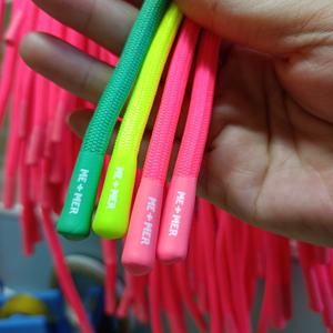 Custom Eco-Friendly Braided 100% Polyester Luxury Garment Drawstring <b>Cords</b> with Rubber Tips for Hoodie - Product Image 6