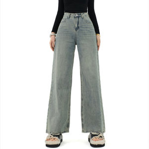 <span class=keywords><strong>Jeans</strong></span> a Gamba Larga Taglie Forti <span class=keywords><strong>con</strong></span> <span class=keywords><strong>Elastico</strong></span> <span class=keywords><strong>in</strong></span> <span class=keywords><strong>Vita</strong></span> per Viaggi e Uso Quotidiano - Product Image 6