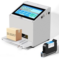 Nouvelle imprimante jet d'encre de bureau 2026, impression automatique de la date de production et du code-barres sur les emballages alimentaires et de boissons, portable