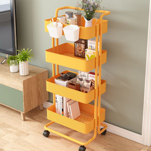 Hotsell Opvouwbare Rollende Utility Cart Keuken Organizer Ijzeren Gaas Fruit En Groenten Houder Keuken Karren En <span class=keywords><strong>Trolley</strong></span> - Product Image 3