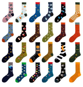 Cmax Wholesaler Colorful Happy Socks Custom Colorful Mens Happy Socks