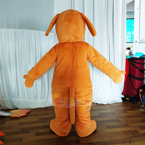 Quảng Châu hưởng thụ thấp moq 1 PC tùy chỉnh dễ thương khổng lồ cam Dog Mascot trang phục cho người lớn với lưỡi dài các sự kiện bên OEM - Product Image 4