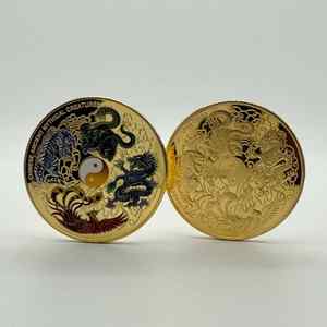 Logo gravé de cadeau souvenir de défi personnalisé de pièce de métal en laiton 3D personnalisé - Product Image 5