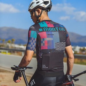 <span class=keywords><strong>Monton</strong></span> OEM-ropa de <span class=keywords><strong>ciclismo</strong></span> transpirable personalizada para hombre, camiseta de manga corta sin costuras con estampado de sublimación - Product Image 3