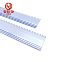Profilé en PVC transparent extrudé, matériau résistant à la chaleur, profilé en PVC souple et dur co-extrudé