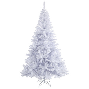 Árbol de Navidad, adorno de árbol de Navidad de PVC con agujas de pino simuladas en rosa y blanco, decoración navideña - Product Image 3