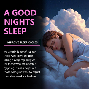 หมากฝรั่งเมลาโทนินเหนียวสำหรับการนอนหลับผลิตภัณฑ์เสริมอาหารแบบกำหนดเองได้ - Product Image 5