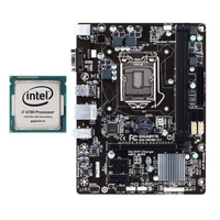 Carte mère GIGABYTE H81M-DS2/S1 avec kit CPU prenant en charge les processeurs LGA1150 4e génération I3-4130 I5-4590 I7-4790 E3-1230V3 pour ordinateur de bureau
