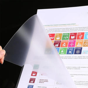 <span class=keywords><strong>Carpeta</strong></span> de Proyectos Transparente <span class=keywords><strong>Tipo</strong></span> <span class=keywords><strong>L</strong></span> A4, Resistente, de Foska, para Reportes Escolares, Presentaciones, con Plástico PP de Alta Calidad - Product Image 3