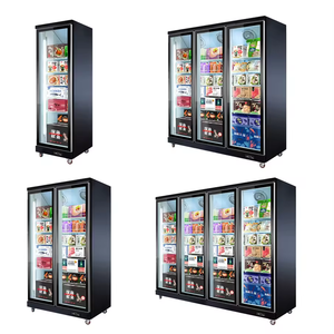 Commerciële glazen deur drankenkoelkast, rechtopstaand, 1/2/3/4 deurs, dranken- en bierdisplaykoeler voor supermarkten en bars - Product Image 4