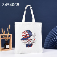 Sac de shopping QY personnalisé en lin écologique, vierge pour sublimation, avec poignée en corde, taille moyenne, bandoulière, sac d'extérieur