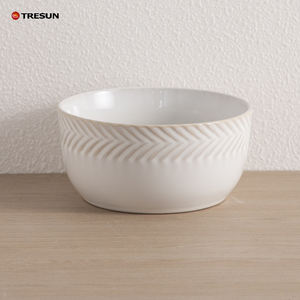 Service de table en céramique de haute qualité, écologique, moderne et luxueux, style nordique, créatif, blanc, passe au lave-vaisselle, durable - Product Image 3