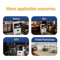 Greenfly/JJPRO Yeni Gelen Toptan Popüler Ticari Kullanımlı Restoran Bar Otel KTV Ev Konaklama Kendinden Temizlemeli Buz Makinesi