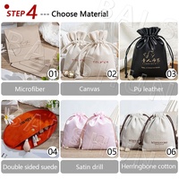 Pochette en satin de soie personnalisée blanche avec cordon de serrage, pochette pour extensions de cheveux, pochette scellée pour promotions, cadeaux, logo personnalisé