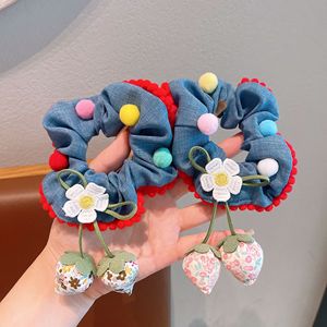 Nuova Fascia per Capelli Intrecciata a Fragola per Bambine - Dolce Accessorio per Capelli per Graziose Trecce delle Bambine - Fermaglio Elastico per Capelli per Ragazze - Product Image 4