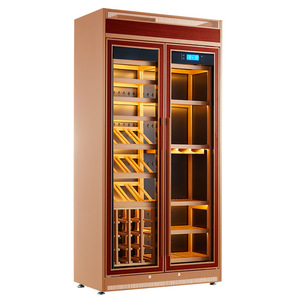 Cave à vin rouge conçue pour les salles à cigares et les caves, réfrigérateur vertical professionnel Hy-380f, unité de refroidissement pour cave à vin Tresanti - Product Image 5