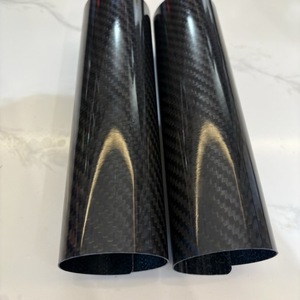 Ống sợi carbon dệt twill mờ tùy chỉnh 3K, nhiều kích cỡ từ 10mm-50mm, thanh có hoa văn trong ống, sản phẩm carbon - Product Image 6
